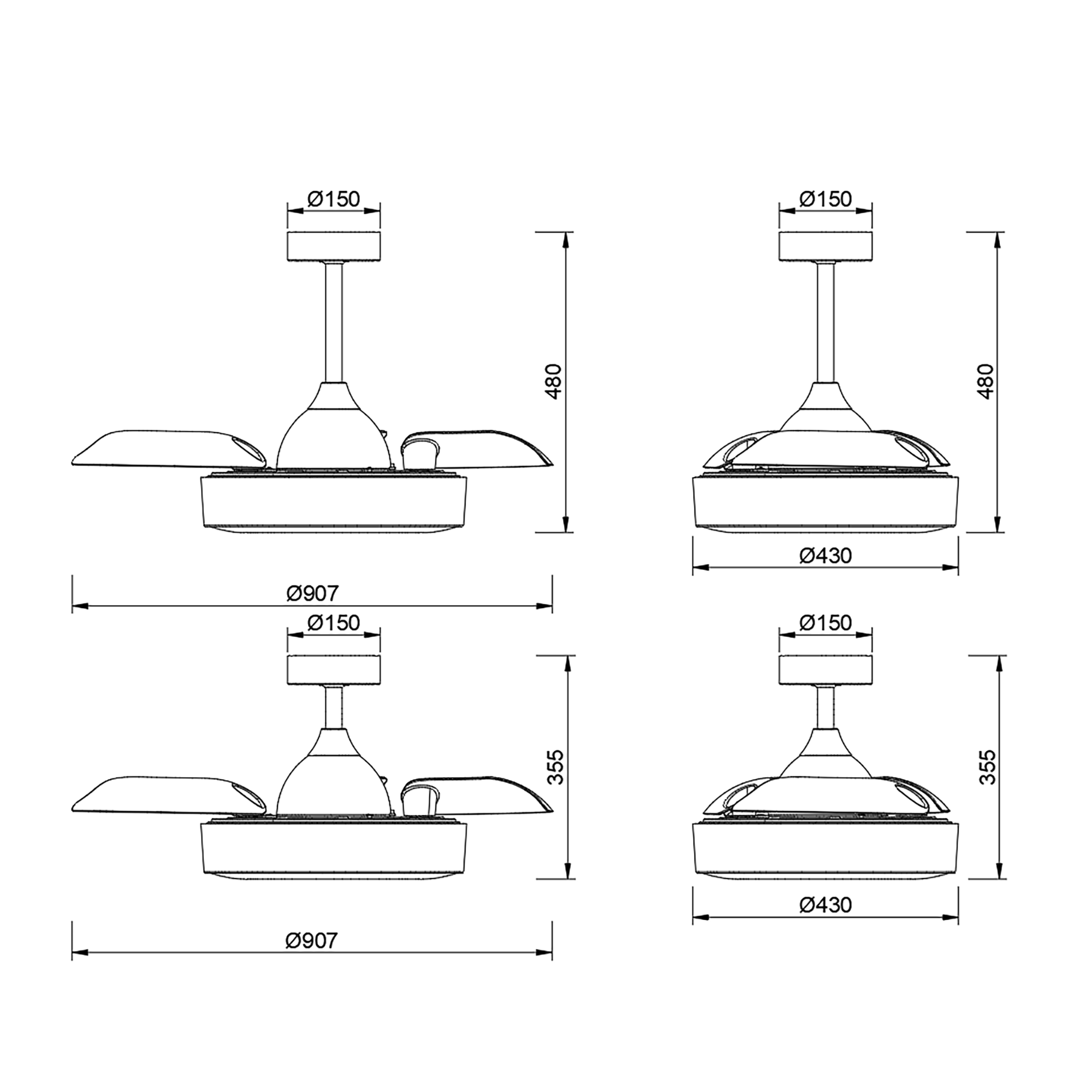 Люстра-вентилятор Mantra COIN 8219_MN