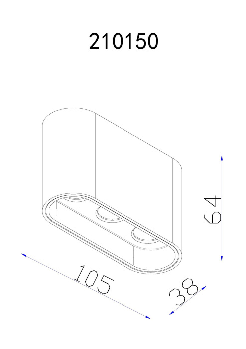 Накладной светильник Globo TUGHA 55007-7W_GL