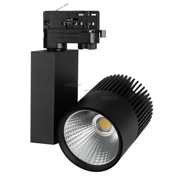 Трековый светильник Arlight трехфазный LGD-ARES-4TR-R100-40W Warm3000 (BK, 24 deg) 026375_ARL
