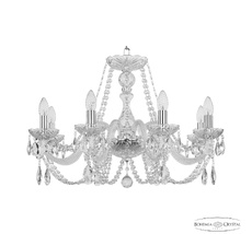 Хрустальная люстра Bohemia Ivele Crystal 101/8/240 Ni_BI