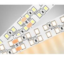 Светодиодная лента двухрядная 2835 240Led, 24W m, 24V IP20 3000K 5m Ambrella Light GS GS3701_AMB
