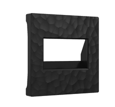 Накладка для двойной розетки Еthernet RJ-45 (черный) Hummer a052048_WR