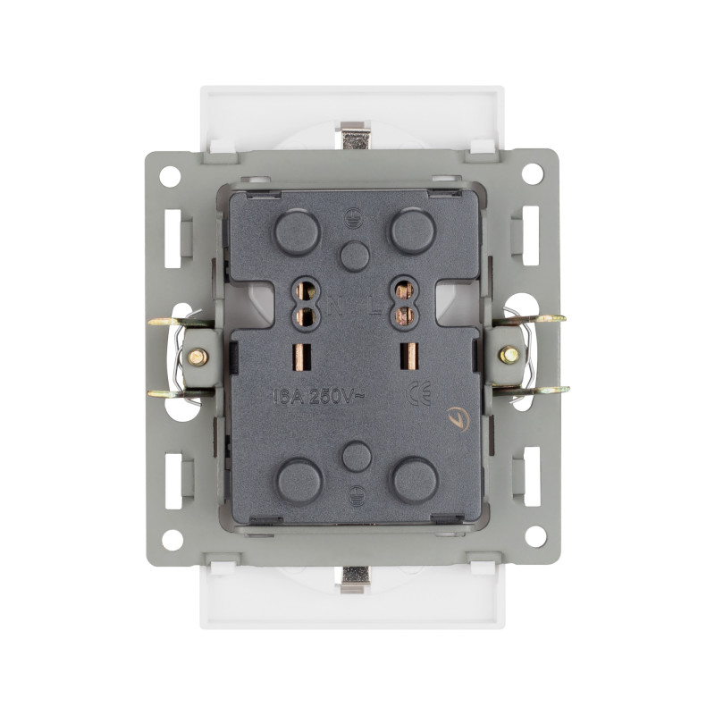 Розетка двойная Arlight SCT-MEUD-PL 043766_ARL
