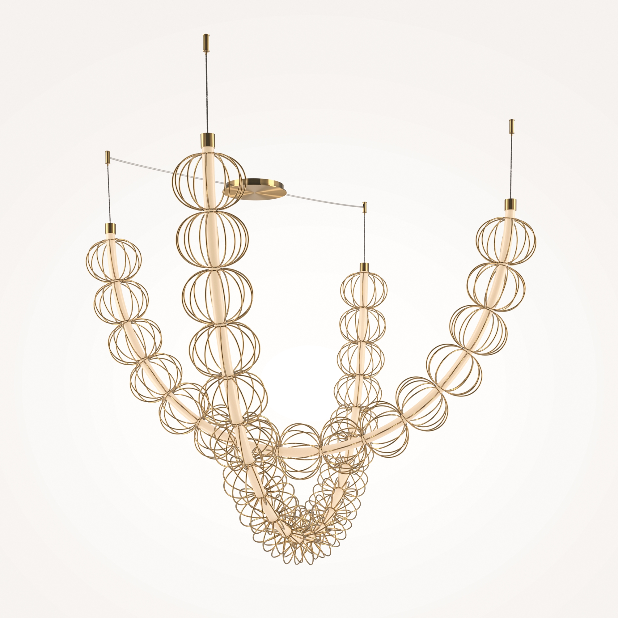 Потолочная люстра Maytoni Golden Cage MOD216PL-L55G3K_MY