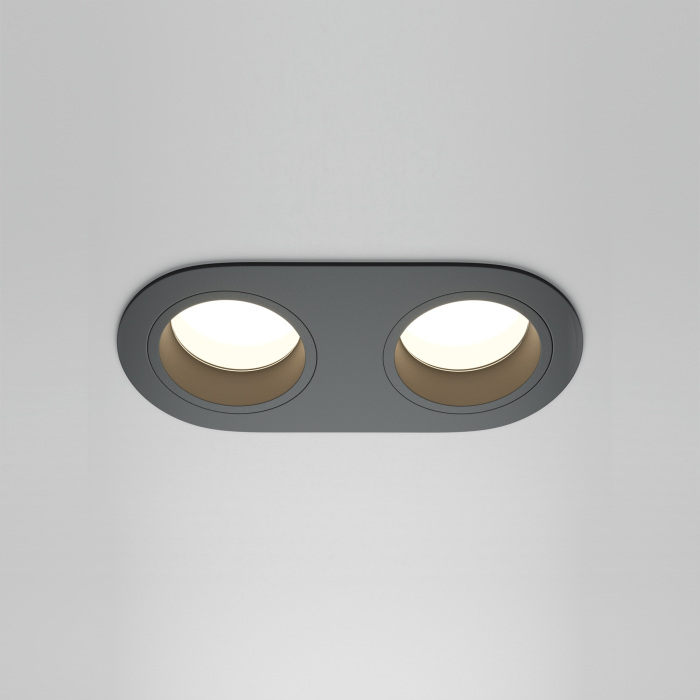 Встраиваемый светильник Maytoni Share DL126-02-GU10-B_MY