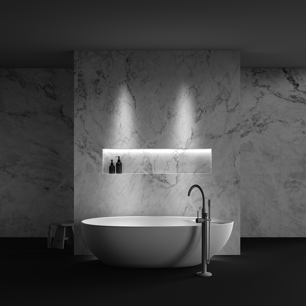 Встраиваемый светильник Maytoni Dip DL124-10W-3K-TRS-W_MY