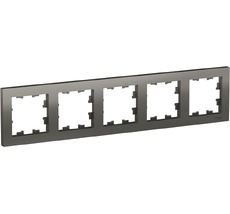 Рамка на 5 постов (сталь) Systeme Electric ATN000905