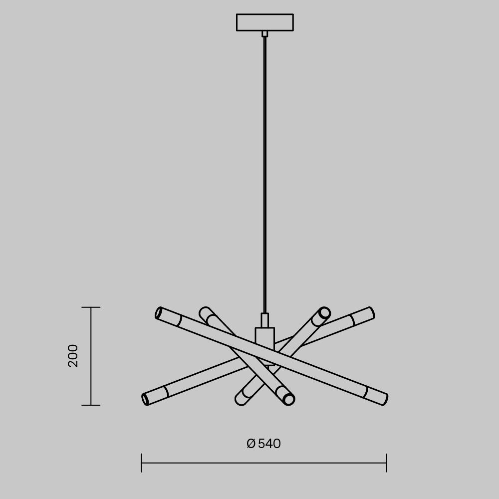 Подвесная люстра Freya Wands FR6130PL-L24B_MY