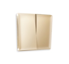 Лицевая панель для 2-клавишных выключателей QUANT Ambrella Volt ALFA AP6030_AMB