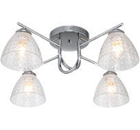Потолочная люстра 659/4PL E27*60W Escada 659/4PL Chrome_ESC