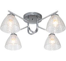 Потолочная люстра 659/4PL E27*60W Escada 659/4PL Chrome_ESC