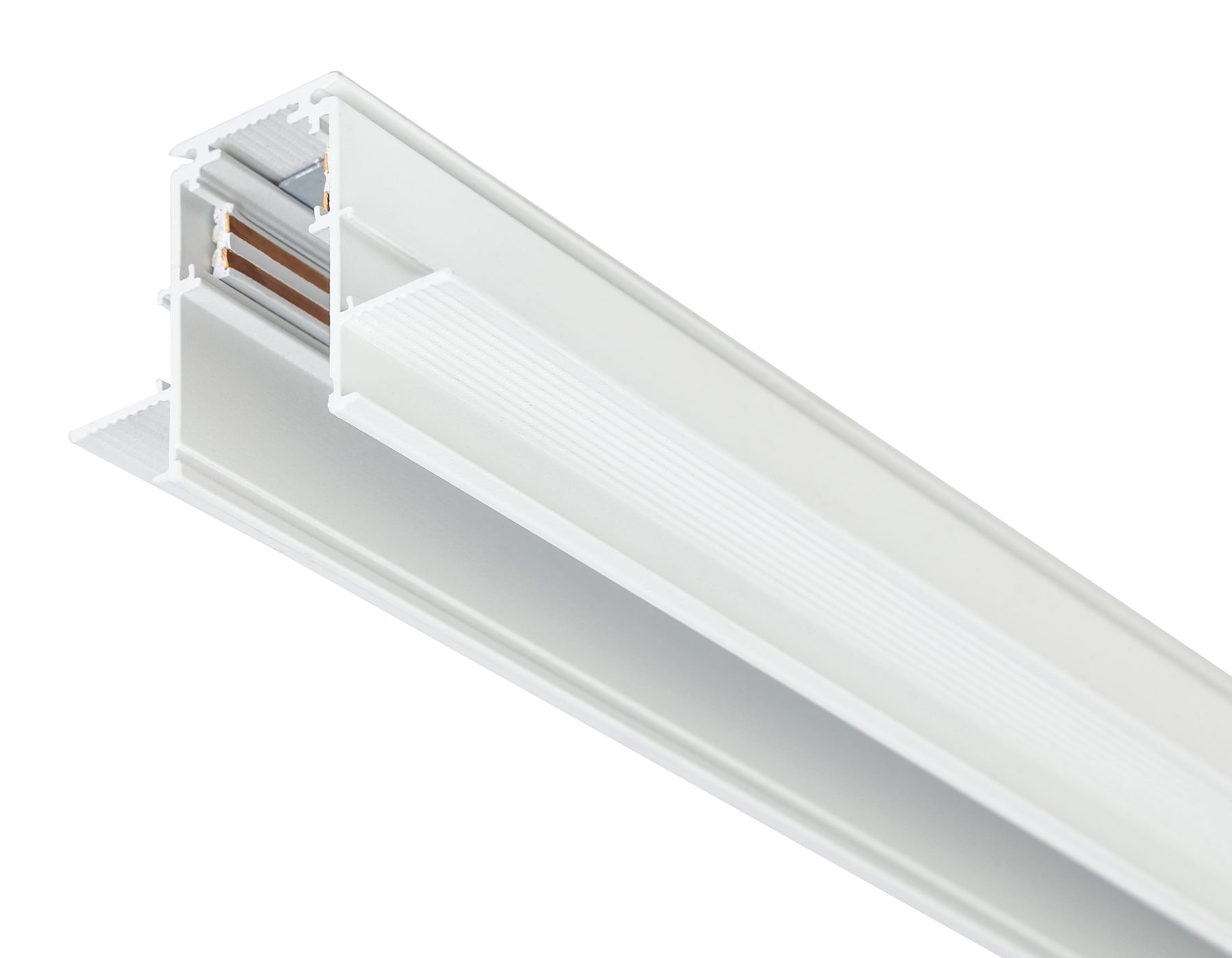 Шинопровод низковольтный встраиваемый Magnetic Ambrella Light TRACK SYSTEM Track System GL3338, цвет белый - фото 1