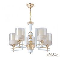 Подвесная люстра Arte Milano Florentina 306087/5 Wh/Gd