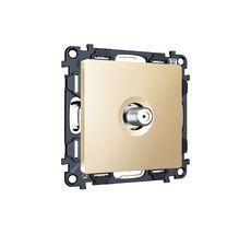 Комплект механизма TV розетки SAT 5-2400MHz 3.5dB ALFA QUANT (AP6130, VM215) Ambrella Volt MA613050_AMB