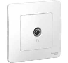 ТВ-розетка встраиваемая оконечная (белый) Systeme Electric BLNTS000011