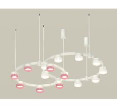 Подвесная люстра Ambrella light Techno Ring с композитным хрусталем Traditional DIY XR92081310_AMB