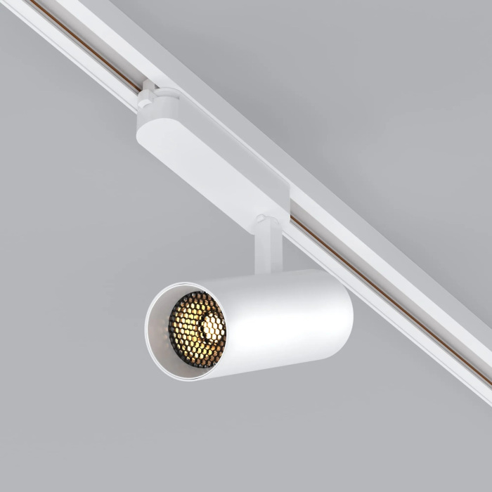 Трековый однофазный светильник LED LGD-GERA-2TR-R55-10W Day4000 (WH, 55 deg, 230V) ( Arlight 055040_ARL