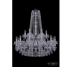 Хрустальная люстра Bohemia Ivele 1409/12+6/300/h-94/2d Ni_BI