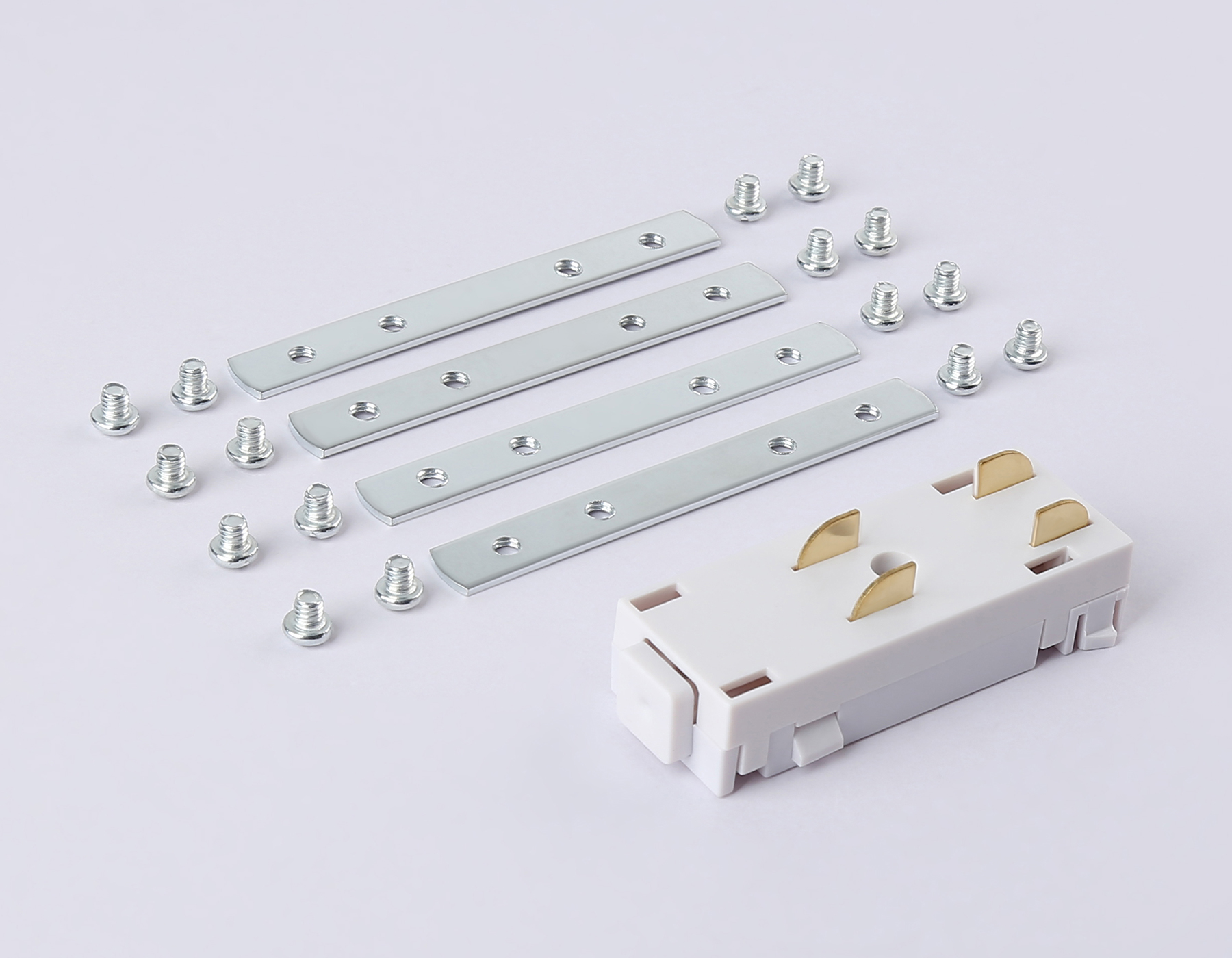 Коннектор питания прямой с соединителем для шинопровода в натяжной потолок Ambrella Light Magnetic GL1107_AMB