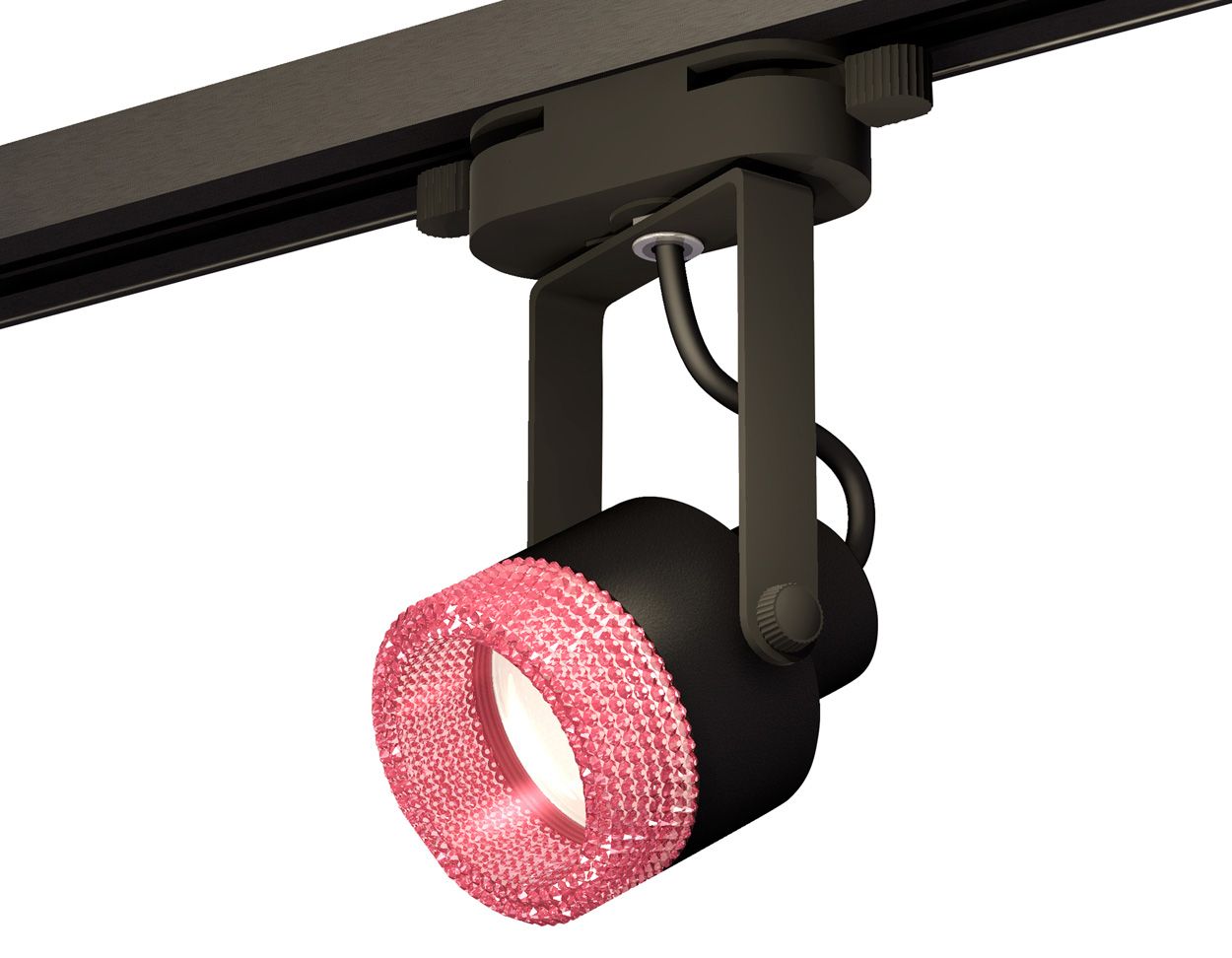 Комплект трекового однофазного светильника Ambrella light с композитным хрусталем Track System XT6602062_AMB