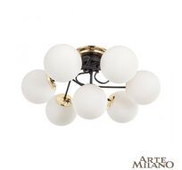 Потолочная люстра Arte Milano Neapolis 276408/6+1 BK/GD