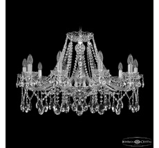 Хрустальная люстра Bohemia Ivele Crystal 1413/10/300 Ni_BI