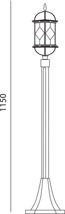 Наземный фонарь уличный IP44 Feron 11338_FR