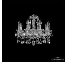 Хрустальная люстра Bohemia Ivele Crystal 1413/8/165 Ni Leafs_BI