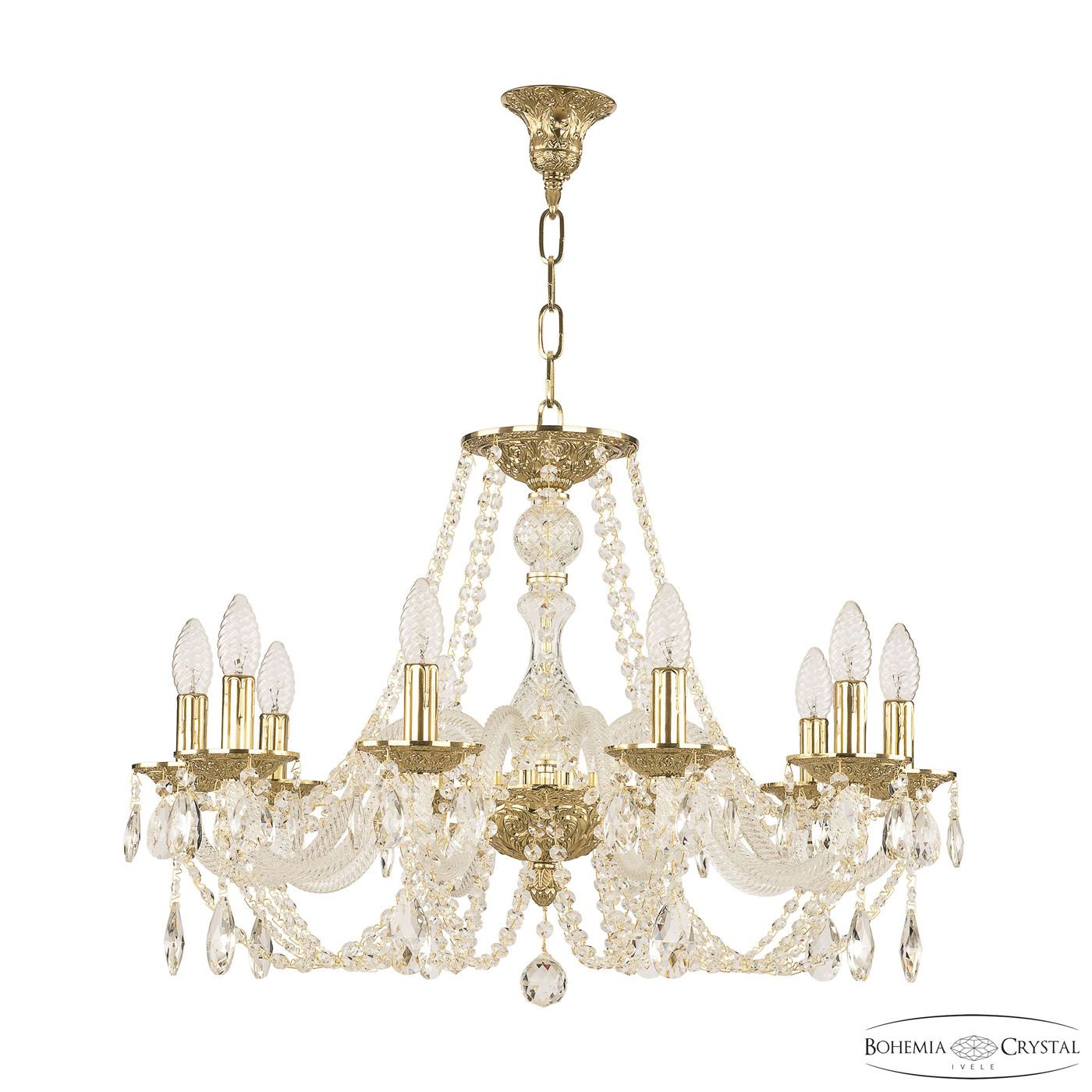 

Хрустальная люстра Bohemia Ivele 1601/10/240 G, 1601/10/240 G