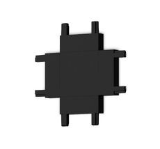 Коннектор X-образный для накладного шинопровода Ambrella Light Magnetic Ultra Slim GV1127_AMB