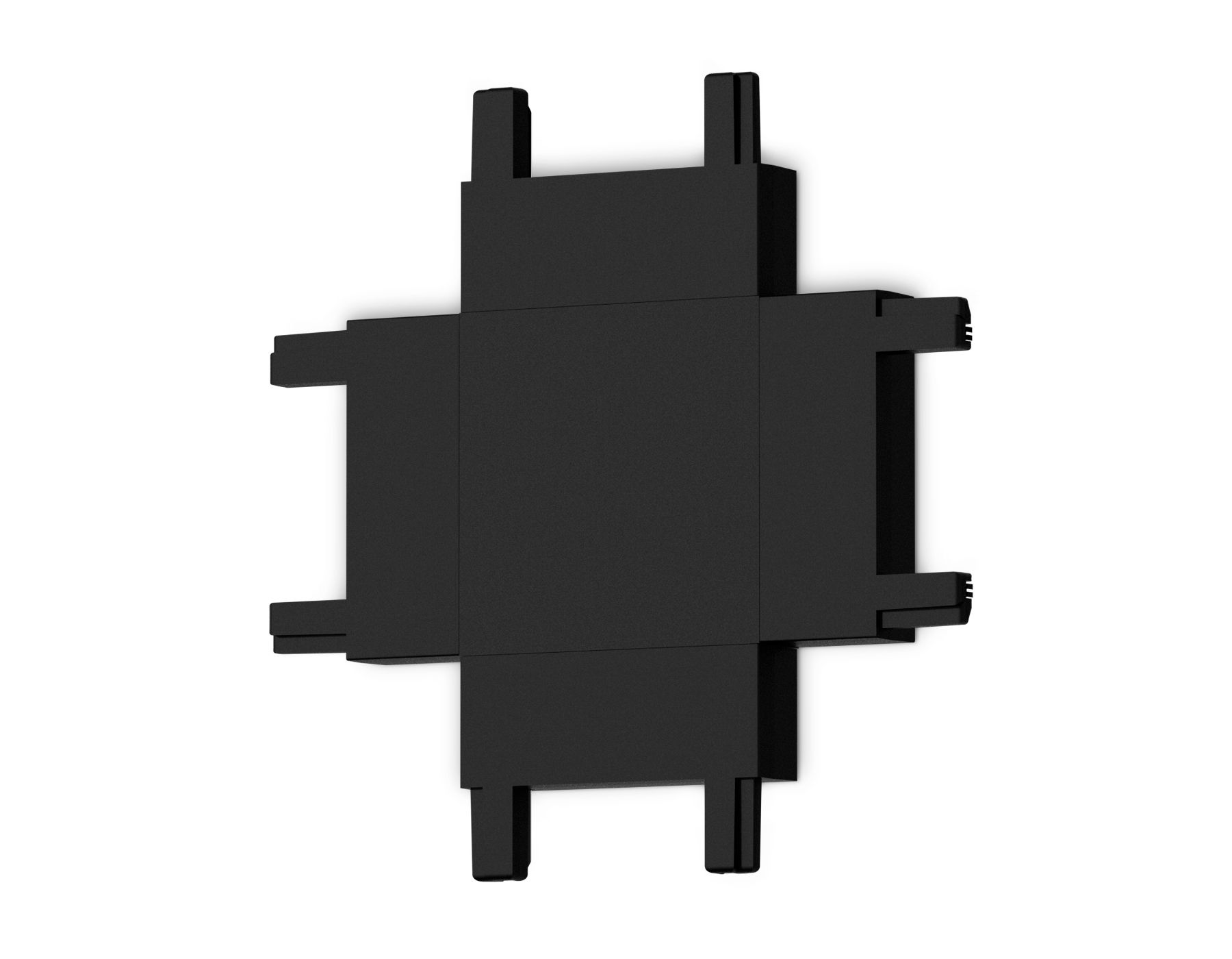Коннектор X-образный для накладного шинопровода Ambrella Light Magnetic Ultra Slim GV1127_AMB