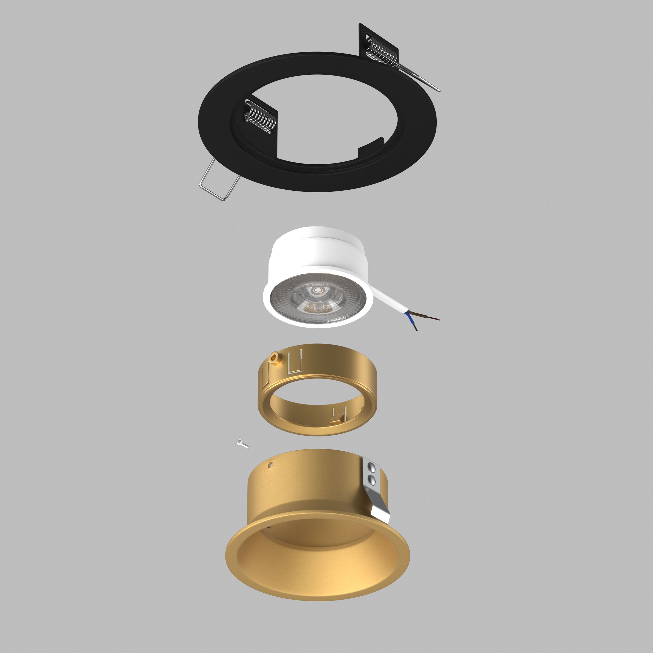 Встраиваемый светильник Lightstrar Domino D61703GMOD_LS