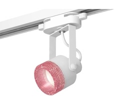 Комплект трекового однофазного светильника Ambrella light с композитным хрусталем Track System XT6601062_AMB