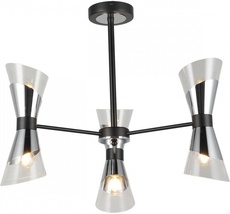 Потолочная люстра на штанге Imex MD.51913-6-S-BK+CH_IM