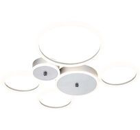 Потолочная люстра (+ночной режим) с пультом 10268/6 LED*72W Escada 10268/6LED Silver_ESC