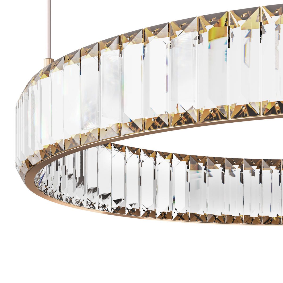 Подвесной светильник Loft IT Crystal ring 10135/3 Gold_LF