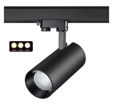 Трехфазный трековый светодиодный светильник Novotech с переключ. цв.температуры NAIL 358747