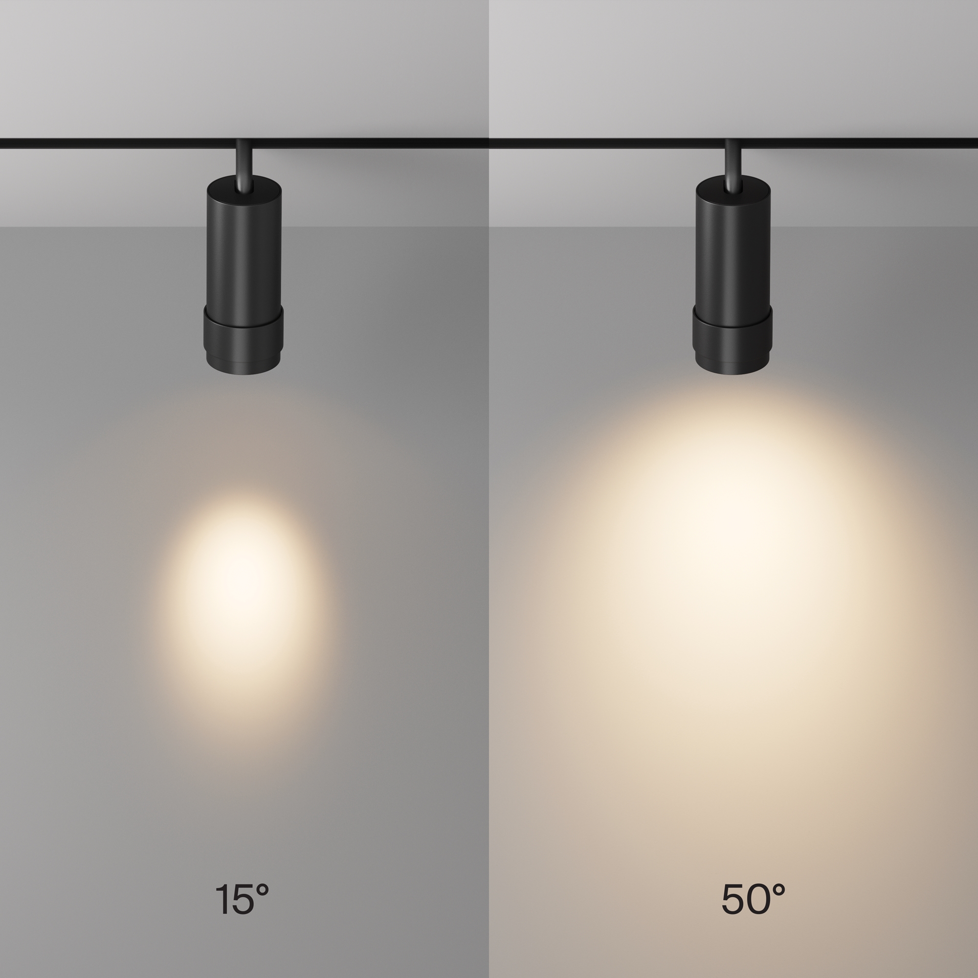 Трековый светильник Maytoni Focus Zoom TR211-1-12W2.7K-Z-B_MY