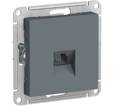 Телефонная розетка встраиваемая RJ-11 (грифель) Systeme Electric ATN000781