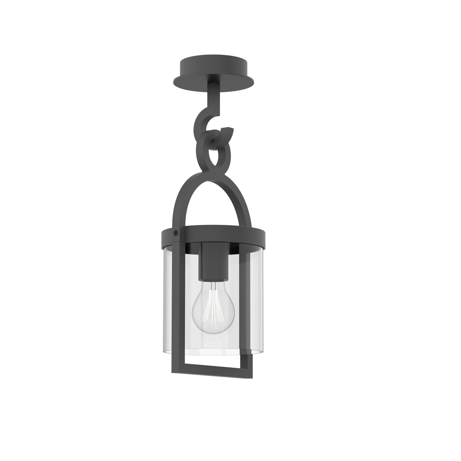 Уличный подвесной светильник MAYA 6553, цвет серый
