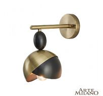 Бра Arte Milano Neapolis 271307/1B BK/GD