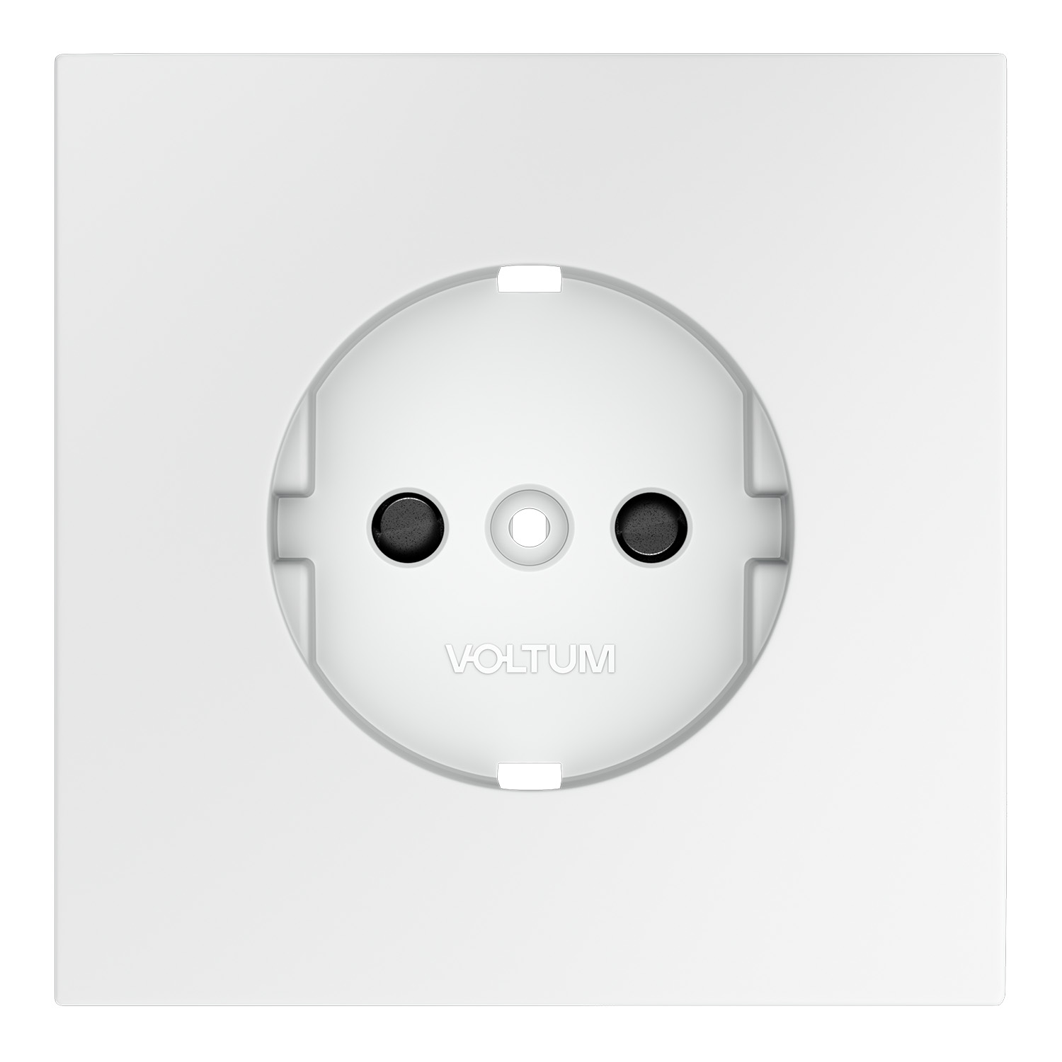 Накладка для розетки Voltum с заземлением и защитными шторками S70 VLS000702