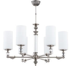 Потолочная люстра Merano-szklany Klosz Kutek MER-ZW-6(BN)