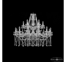 Хрустальная люстра Bohemia Ivele Crystal 1413/12+6/360/2d Ni_BI