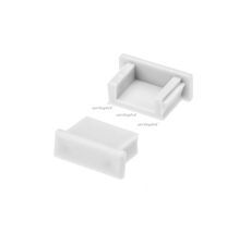 Заглушка 1 шт. для MIC белая глухая 018601_ARL