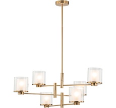 Потолочная люстра на штанге (13023/6R Brass) Indigo V000352