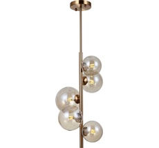 Потолочная люстра молекулы на штанге Moderli V10788-5P_MD