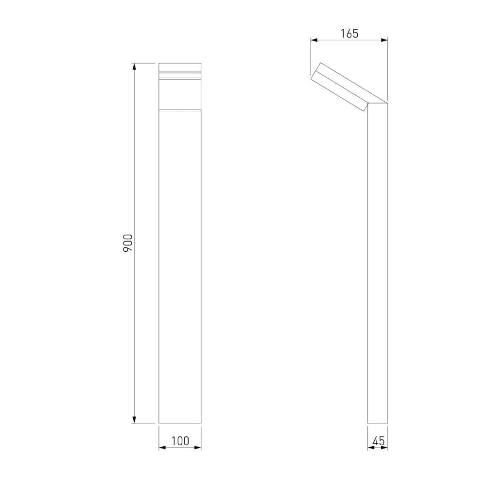 Ландшафтный светодиодный светильник IP54 Sensor a053948_ES