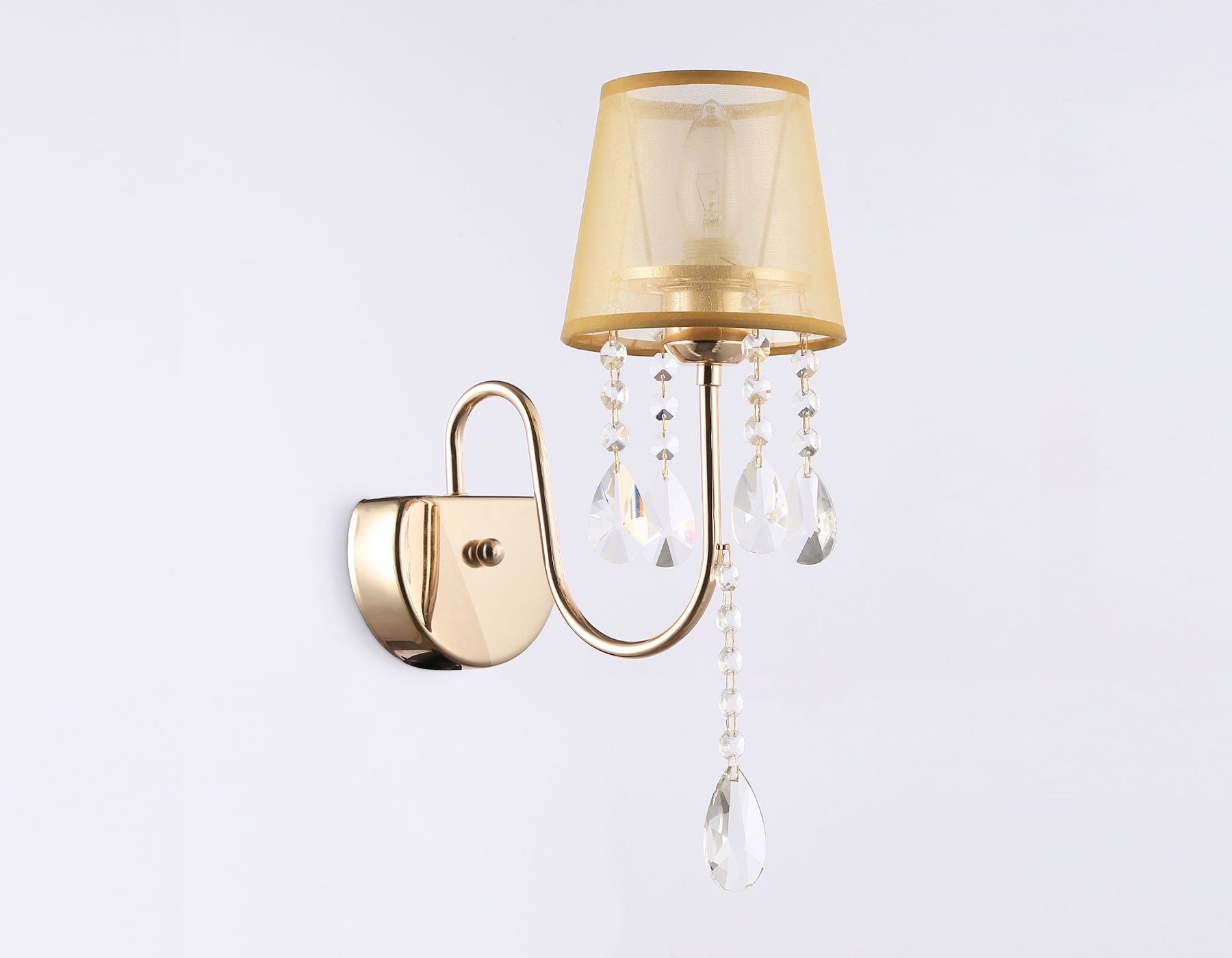 Бра Ambrella light с абажуром и хрусталем Traditional TR4596_AMB