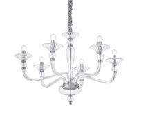 Подвесная люстра Ideallux DANIELI SP6 TRASPARENTE_IL
